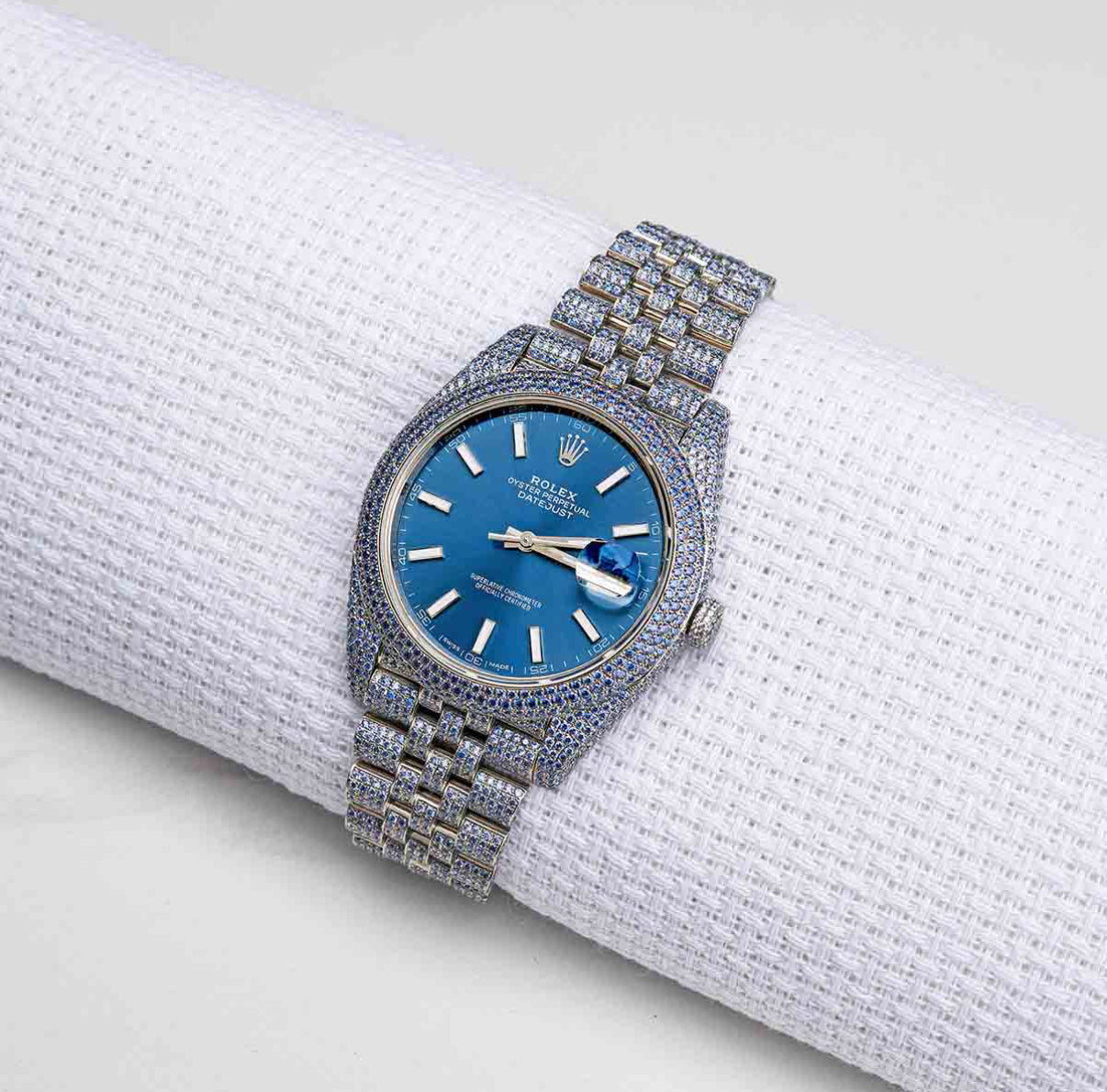 Rolex DateJust (THB fabriek 6/10 originele onderdelen) - VVS Moissanite