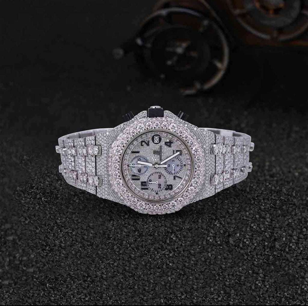 Audemars Piquet Royal Oak Offshore (ZF Factory 7/10 originele onderdelen) - VVS Moissanite