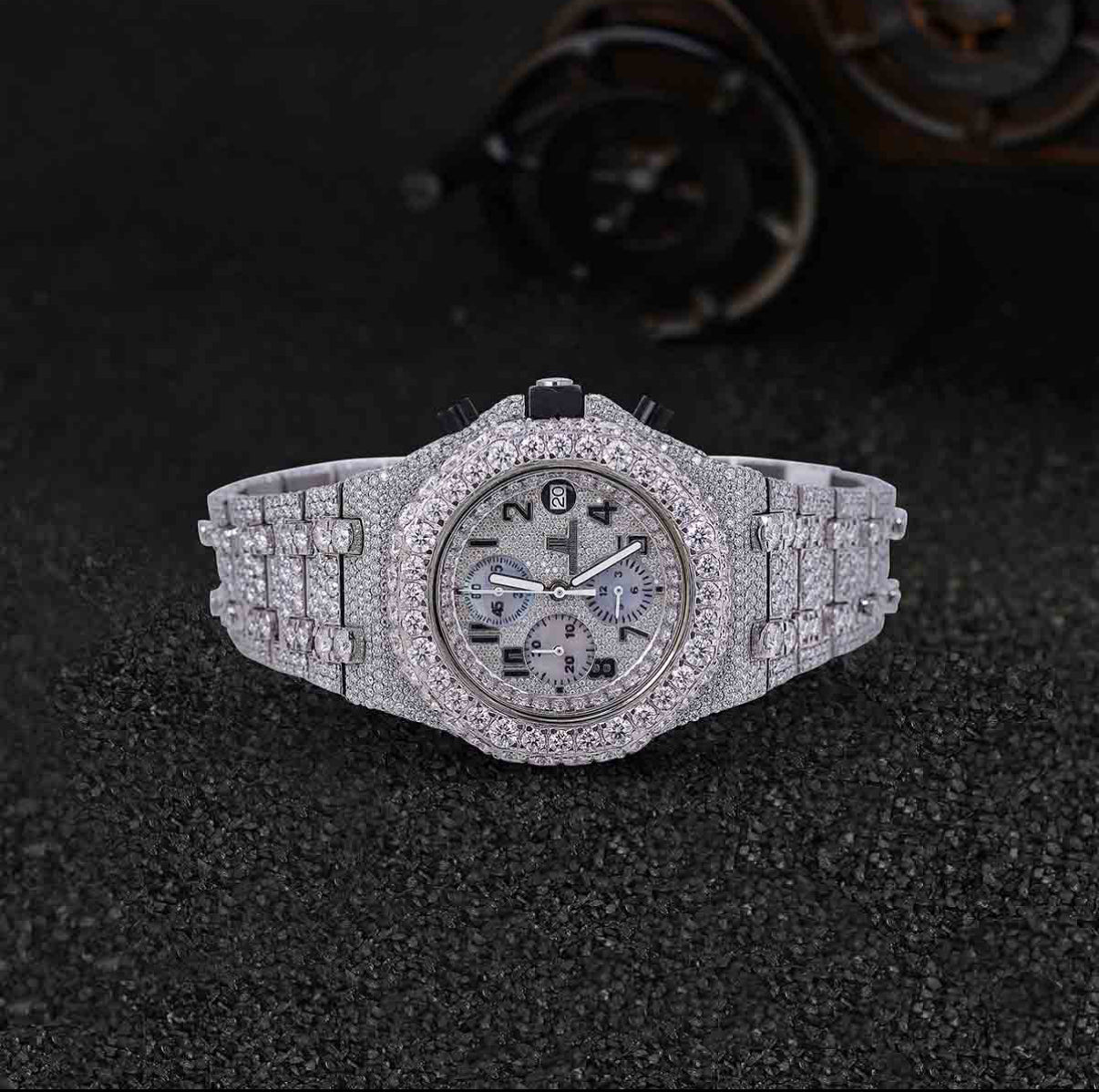 Audemars Piquet Royal Oak Offshore (ZF Factory 7/10 originele onderdelen) - VVS Moissanite