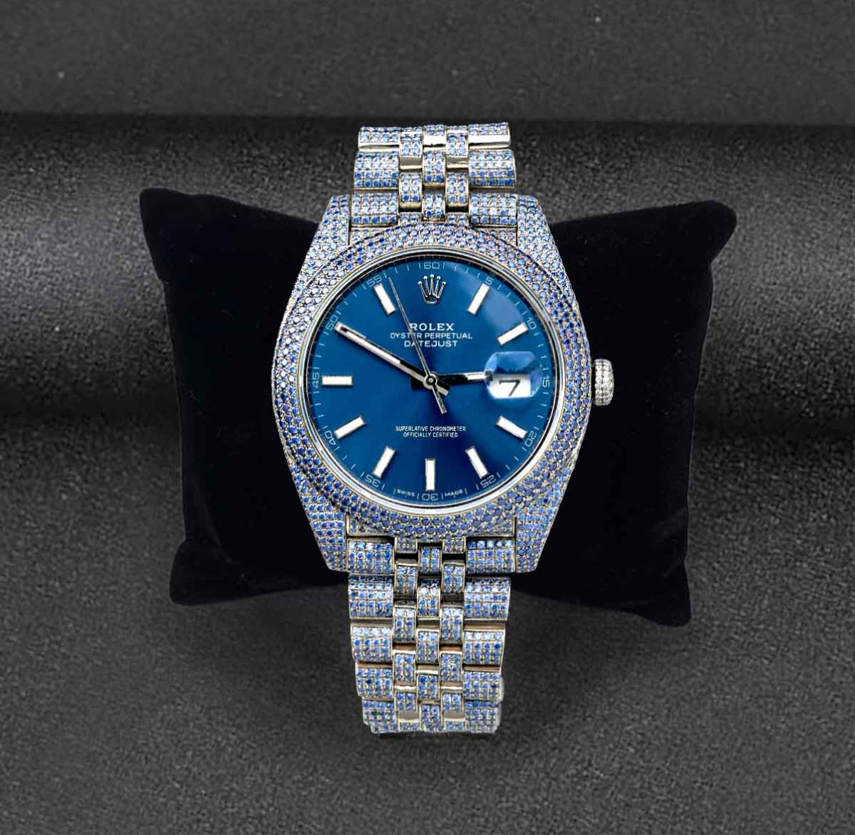Rolex DateJust (THB fabriek 6/10 originele onderdelen) - VVS Moissanite