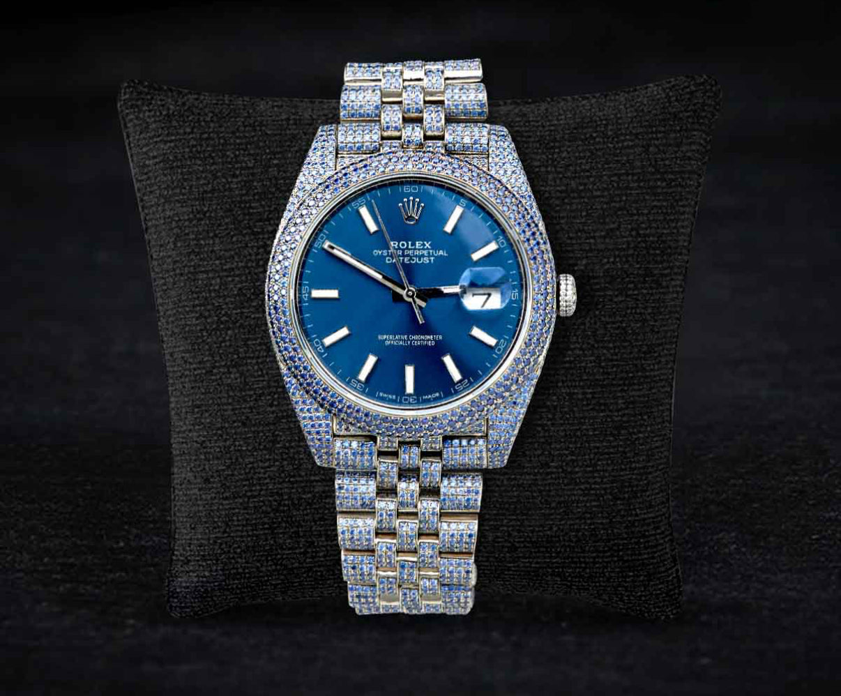 Rolex DateJust (THB fabriek 6/10 originele onderdelen) - VVS Moissanite