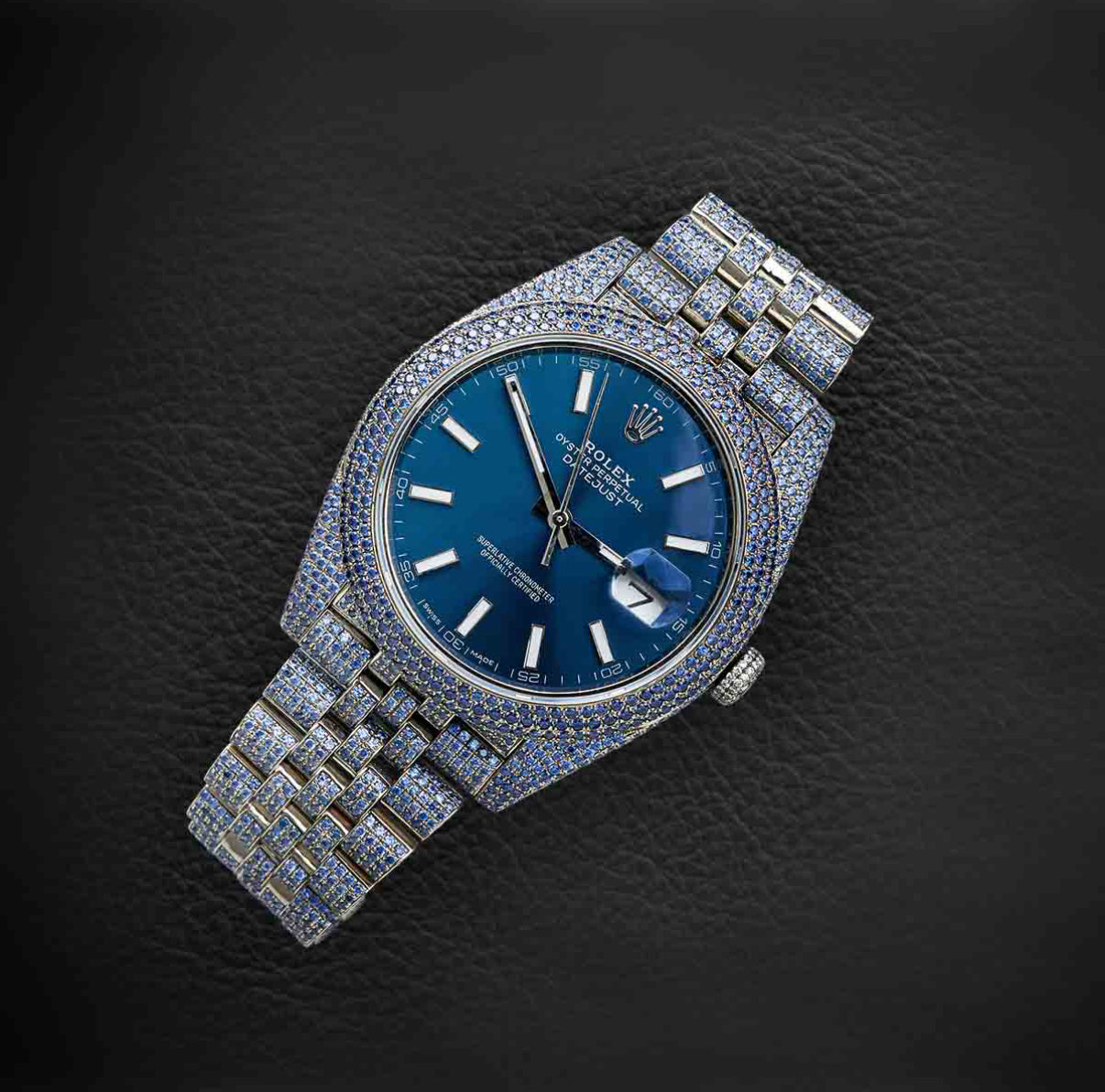 Rolex DateJust (THB fabriek 6/10 originele onderdelen) - VVS Moissanite