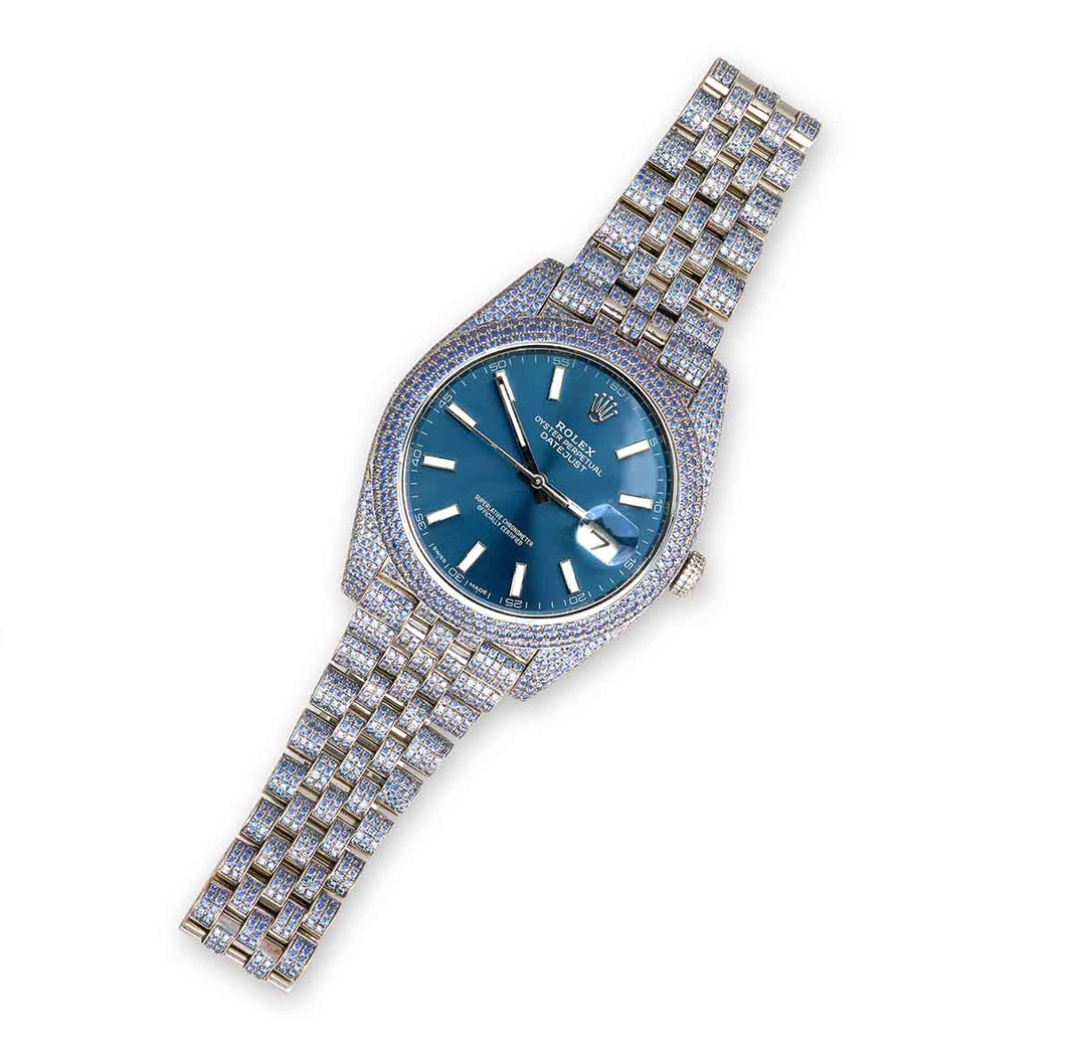 Rolex DateJust (THB fabriek 6/10 originele onderdelen) - VVS Moissanite