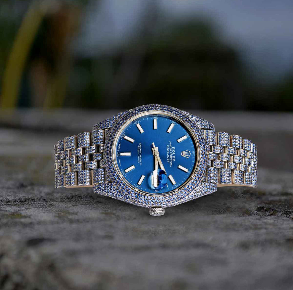 Rolex DateJust (THB fabriek 6/10 originele onderdelen) - VVS Moissanite