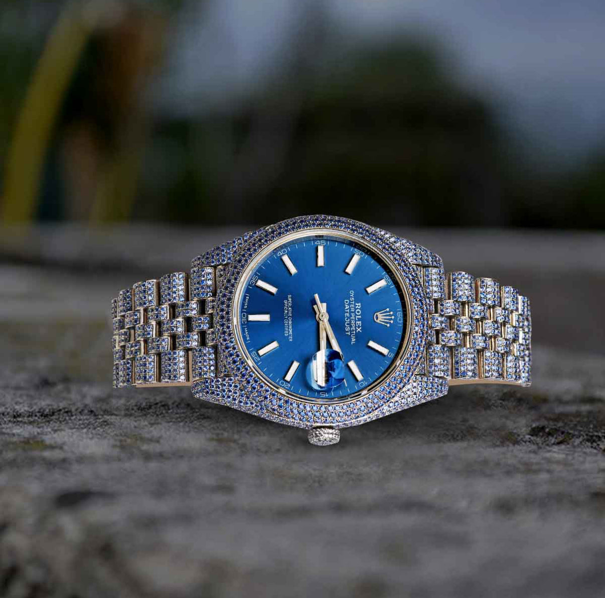 Rolex DateJust (THB fabriek 6/10 originele onderdelen) - VVS Moissanite